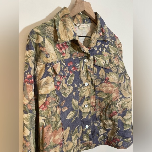 Vintage Norm Thompson Floral Denim Jacket Sz L
Cottage Core Grandma Boho Western - Picture 4 of 10